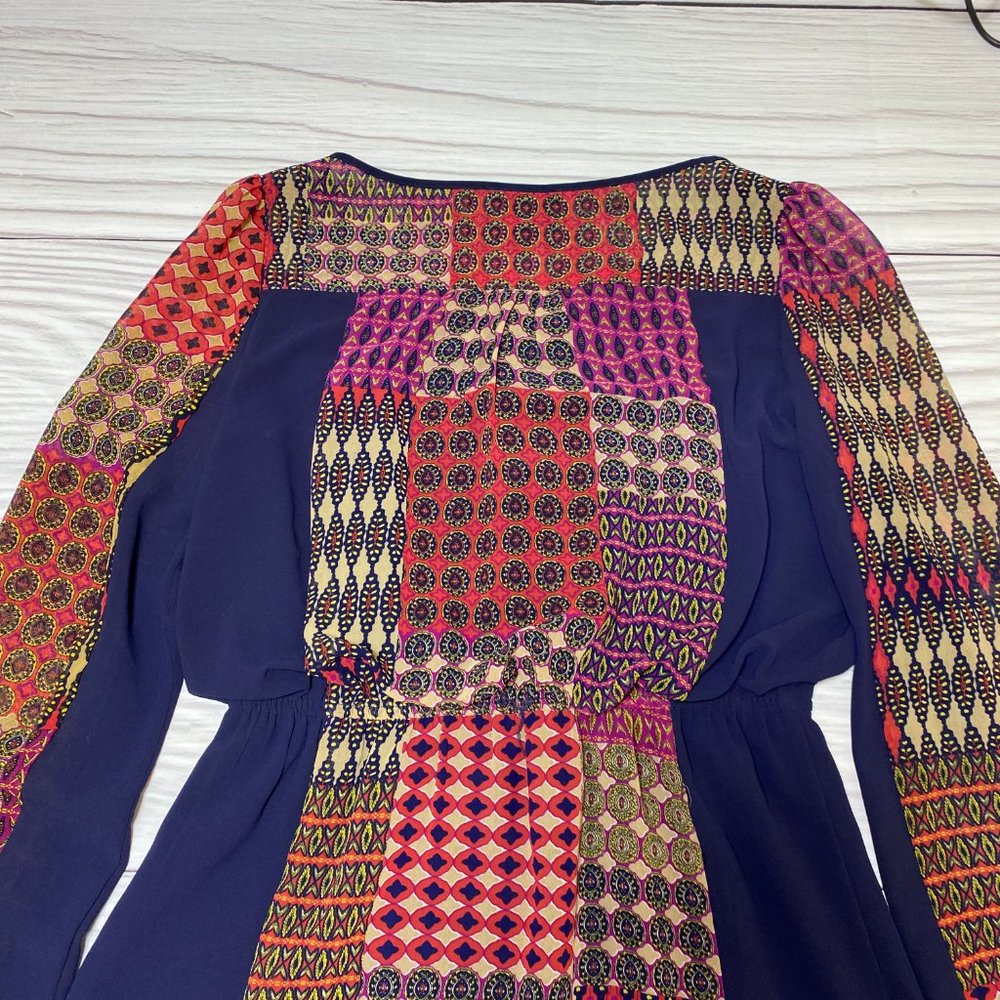 Anthropologie Maeve Blue Rosalie Peasant Dress - Picture 8 of 14
